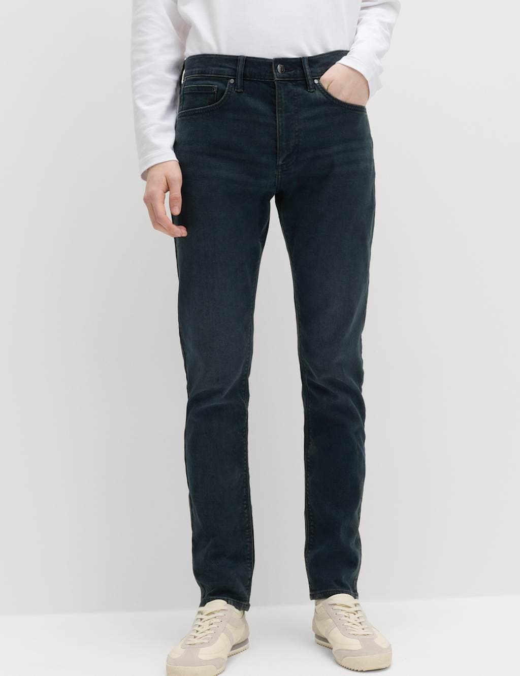 Marks & Spencer M&S Slim Fit Stretch Jeans Smokey Blue