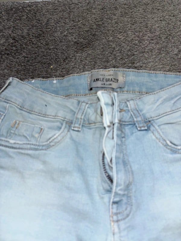 New Look Light Blue Ankle Grazer Jeans