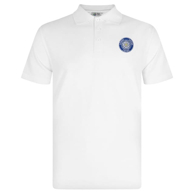 fan originals fan originals Men's Adults Leeds Retro Polo Shirt in White - 2