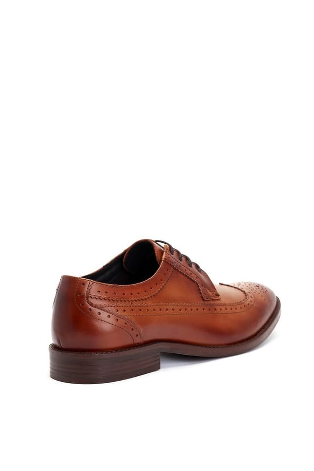Base London Base London Men's Twain Brogue in Tan - 2