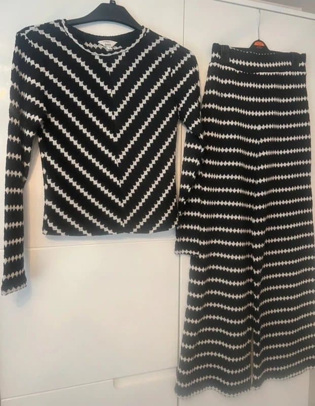 River Island River island stripped knit co ord