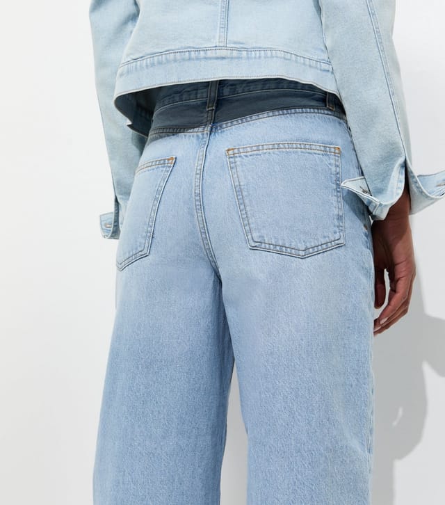 New Look Women's Light Blue Barrel Leg Denim Jeans New Look - 3