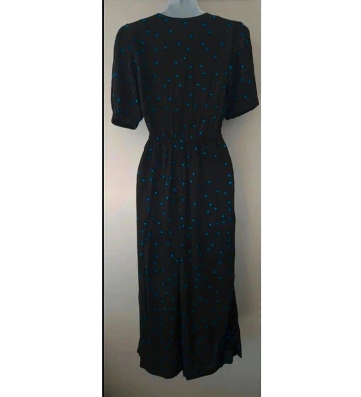 Mint Velvet Mint Velvet polkadot wide leg button up jumpsuit UK size 6