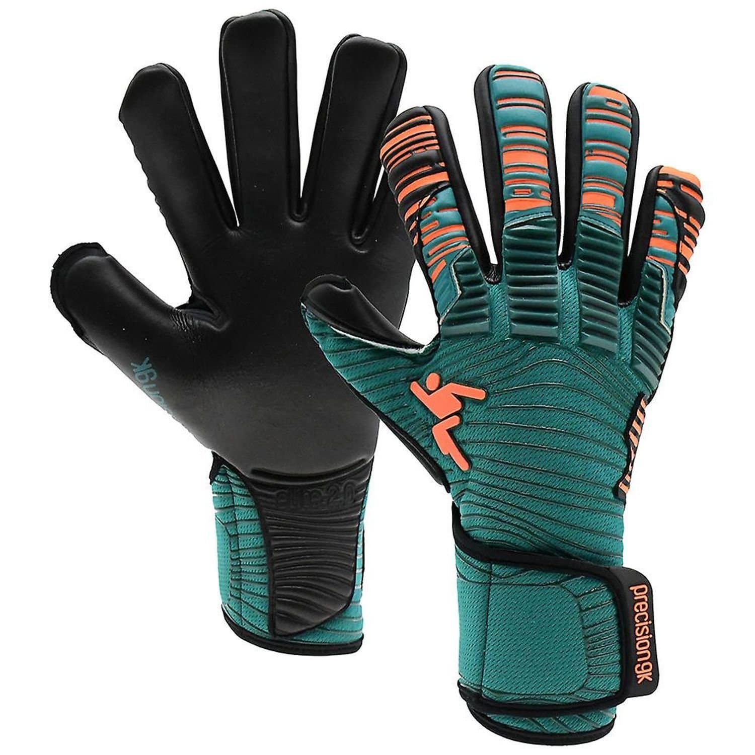 Precision Precision Men's Elite 2.0 Contact Goalkeeper Gloves in Teal