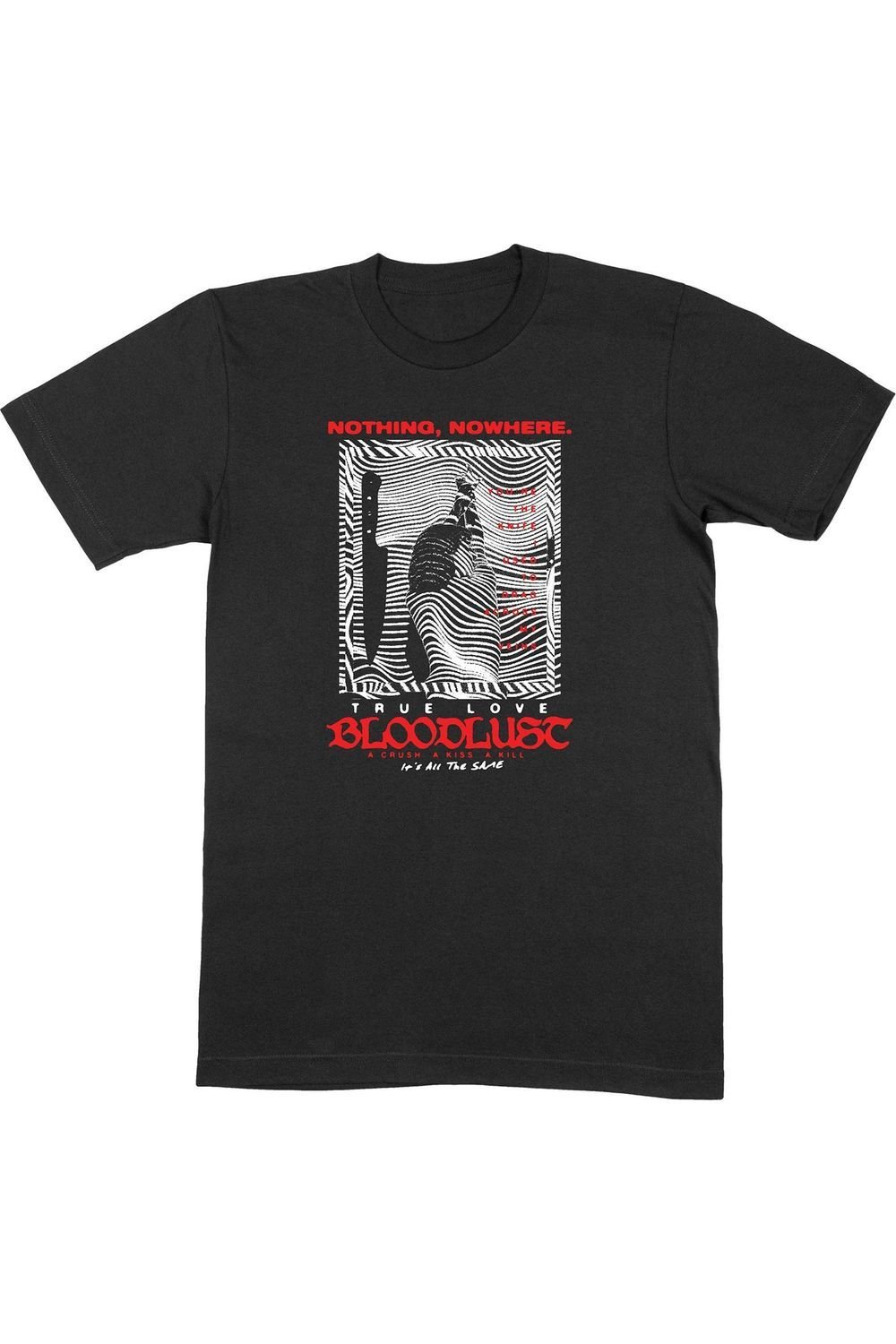 Nothing,Nowhere Nothing,Nowhere Men's Digital Landscape Cotton T-Shirt in Black - 3