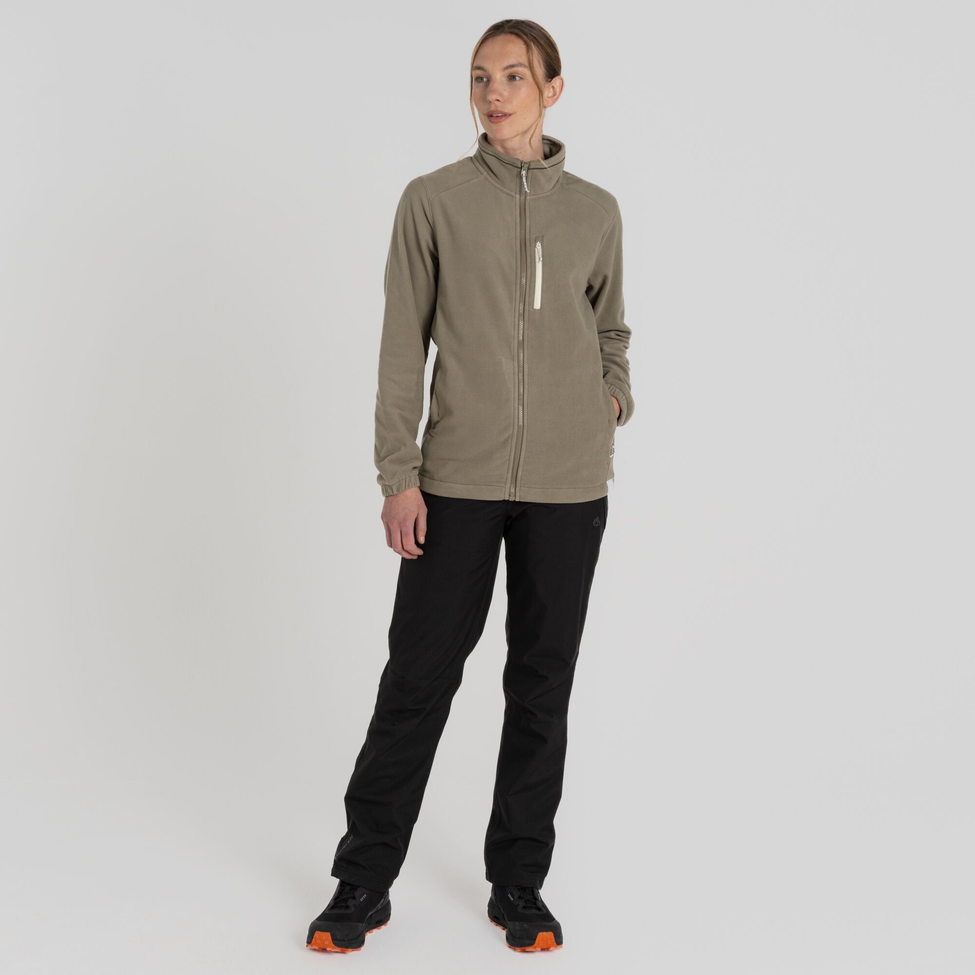 Craghoppers Craghoppers Women's Miska Plus Lightweight Insulating Fleece Jacket in Light Khaki - 3