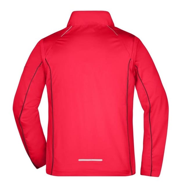 James and Nicholson James and Nicholson Men's Zip-Off Soft Shell Jacket in Red - 2