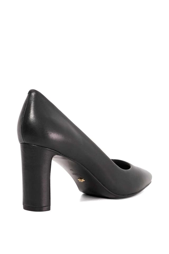 Dune London Dune London Women's 'Arriving' Leather Court Shoes in Black - 3