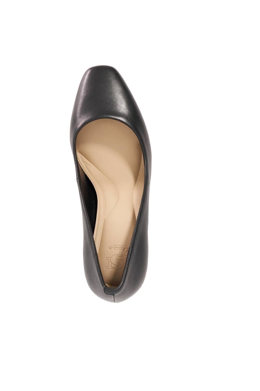Dune London Dune London Women's 'Arriving' Leather Court Shoes in Black - 4