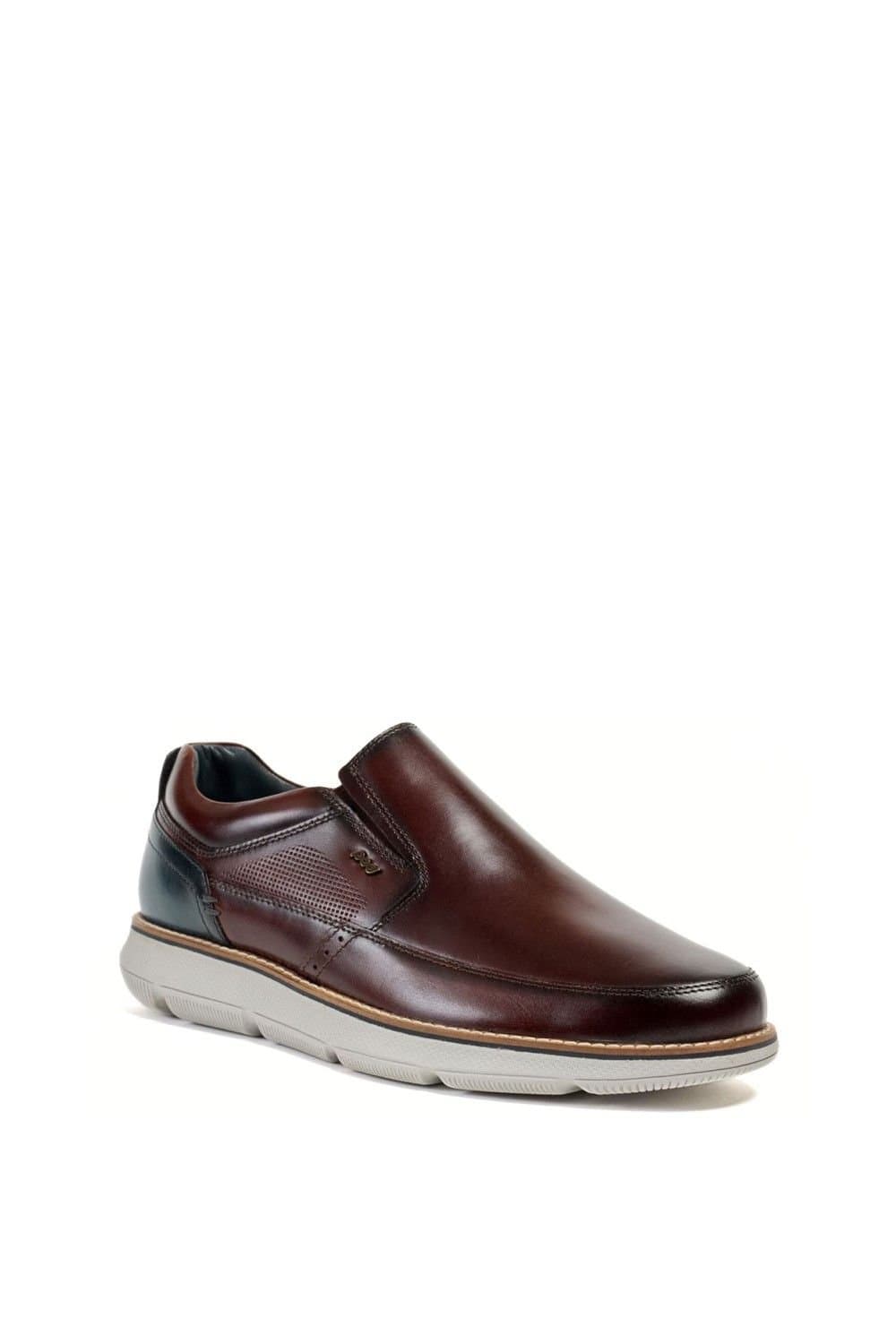 Pod Pod Tan Italian Leather Slip On Shoe