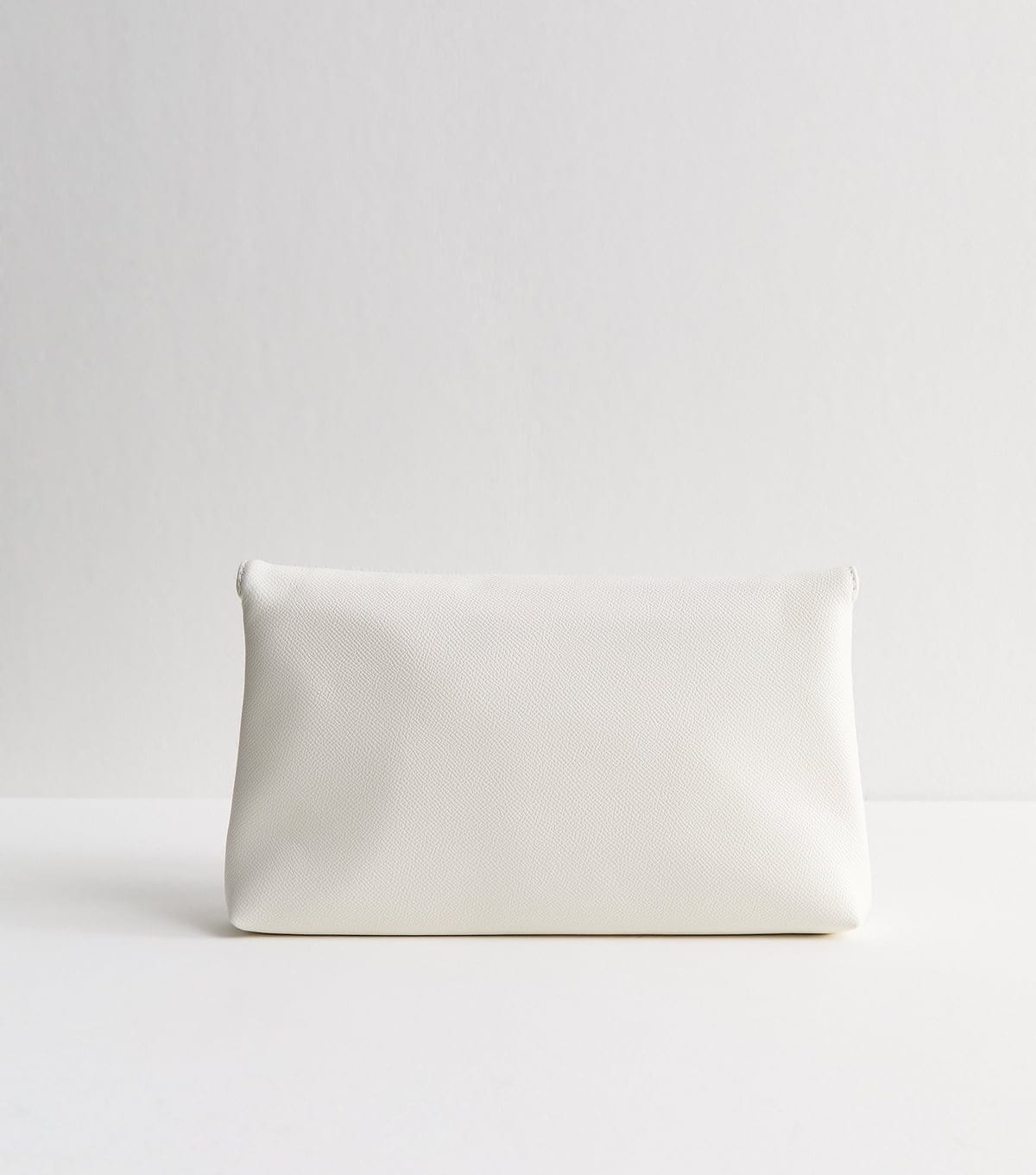 New Look White Faux Leather Envelope Shoulder Bag New Look - 4