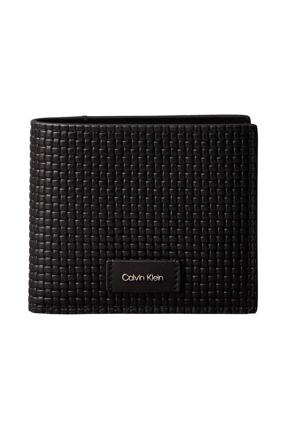 Calvin Klein Calvin Klein Men's Boxed Embossed Woven Wallet Black - 2