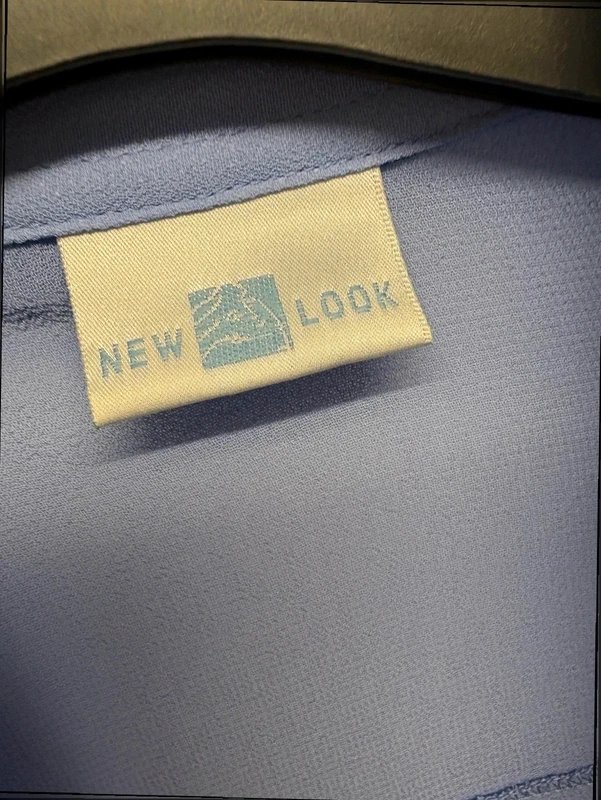 New Look New Look Vintage label Lilac Sheer Button-Up blouse Size 12 sku964 - 1