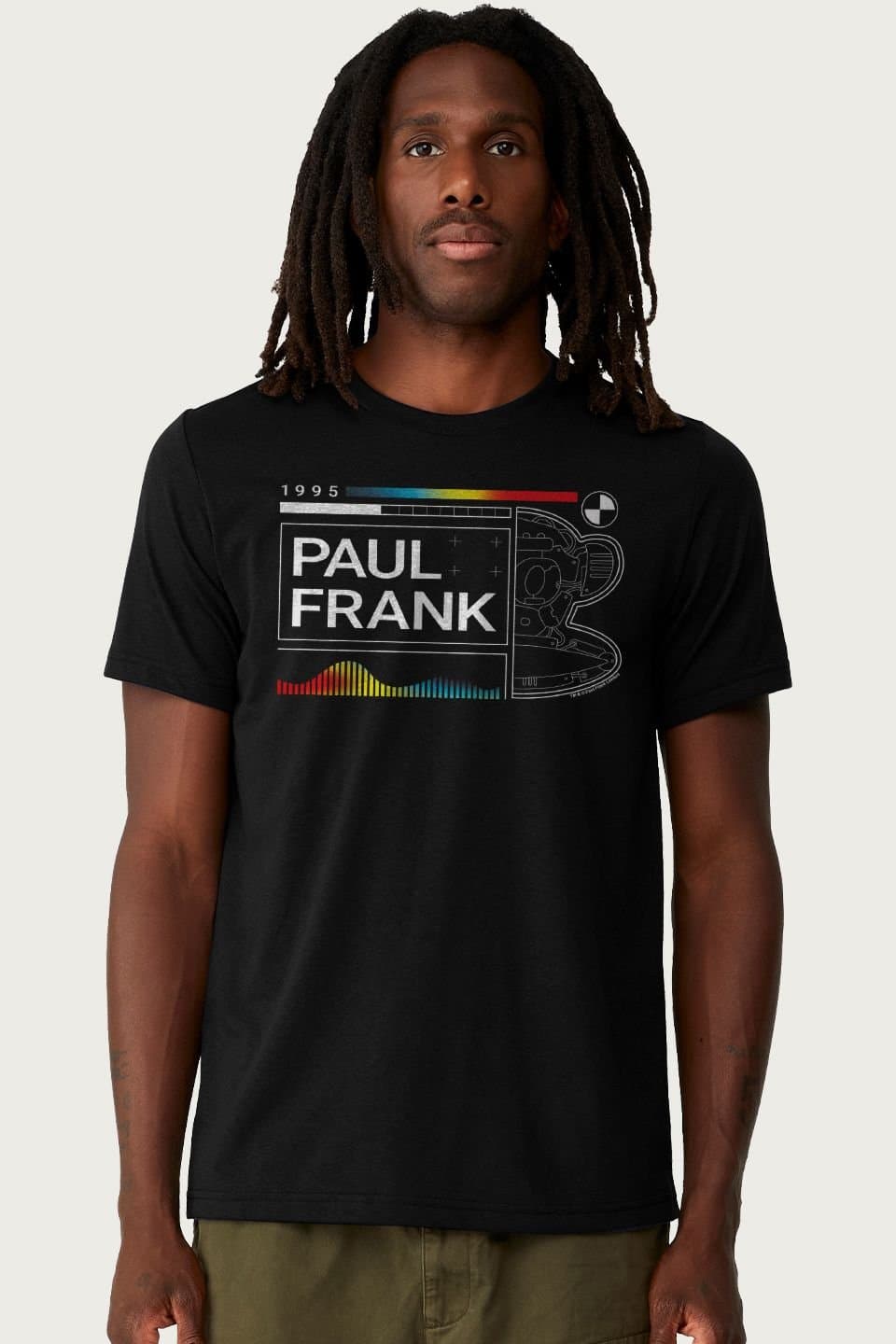 Paul Frank Paul Frank Men's Retro Sci-Fi Robo Julius T-Shirt in Black