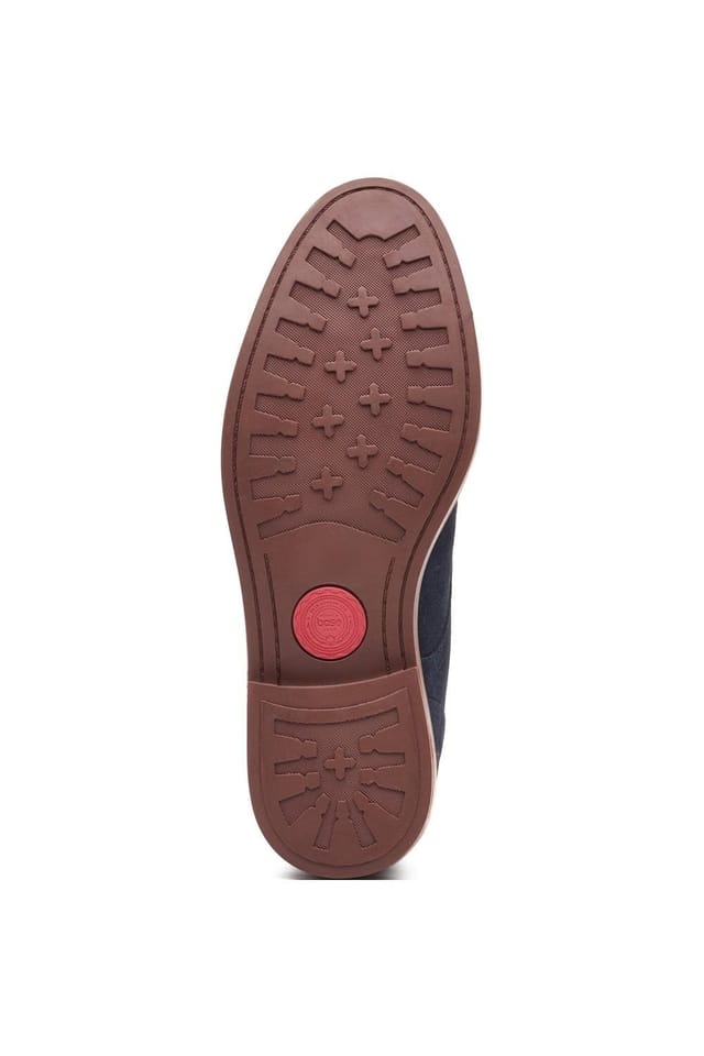 Base London Base London Men's Lincoln Chukka Boot in Navy - 3