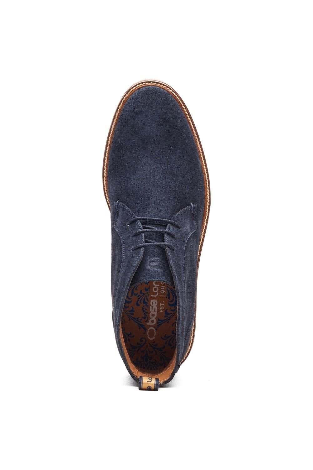 Base London Base London Men's Lincoln Chukka Boot in Navy - 4
