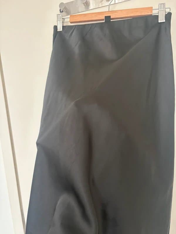 New Look Petite satin midi / maxi skirt