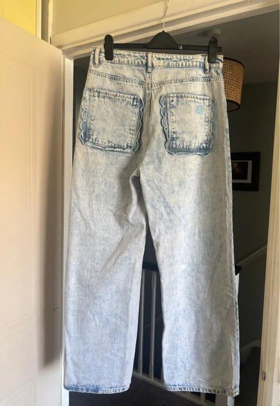 Never Fully Dressed Never Fully Dressed High Waist Jean Trousers - 1