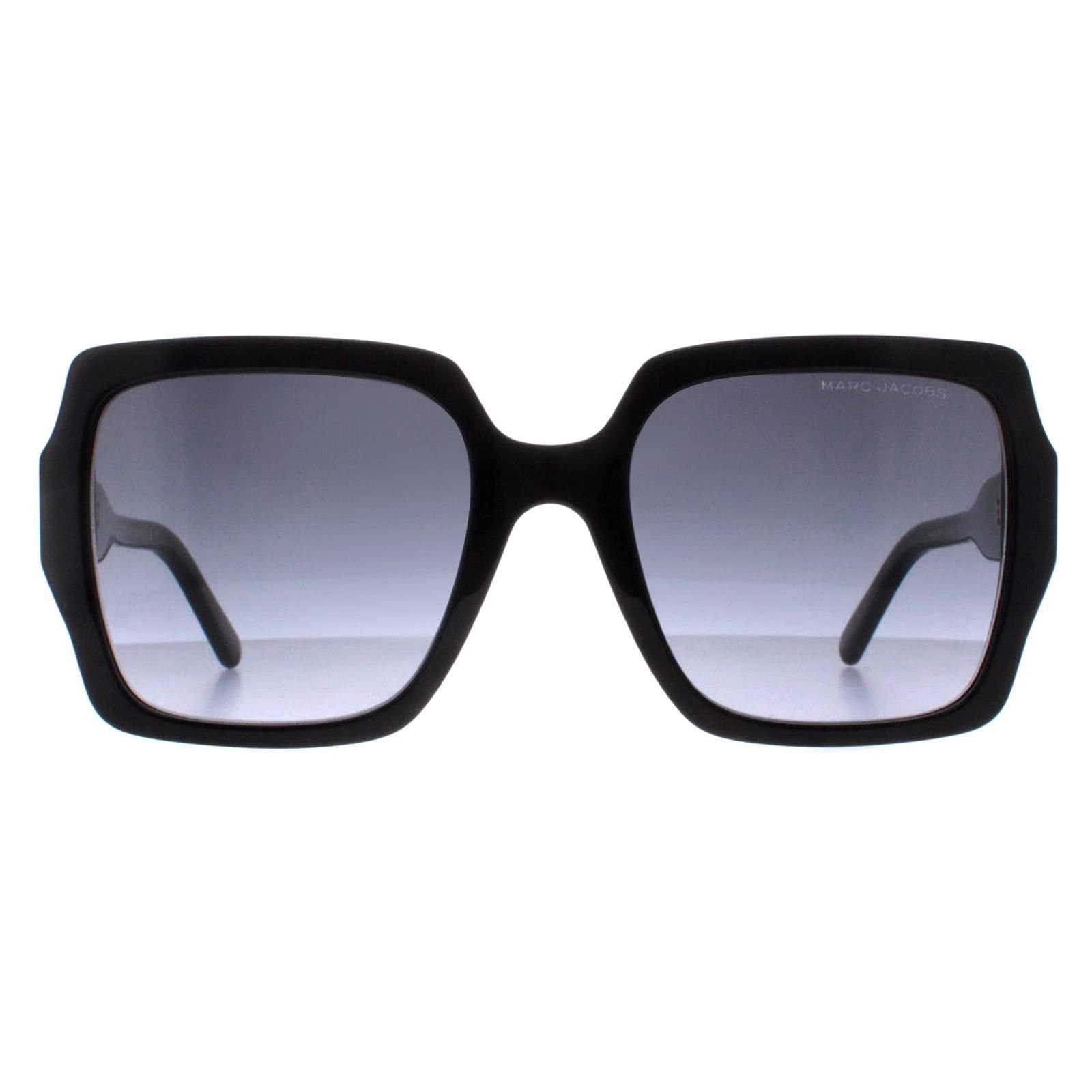 Marc Jacobs Marc Jacobs Women's Cat Eye Shiny Black Dark Grey Gradient MARC 731/S