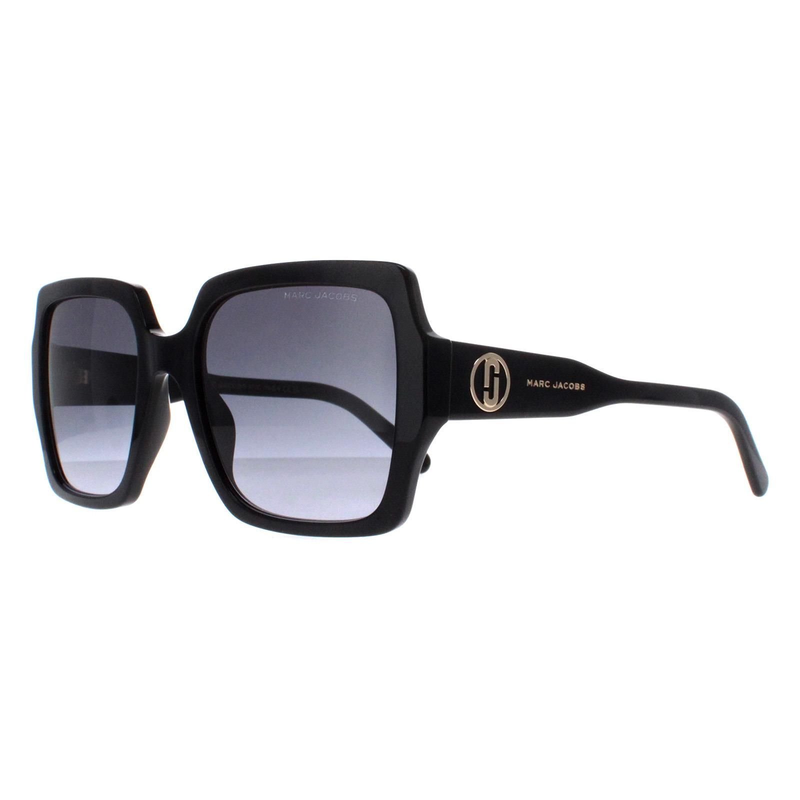 Marc Jacobs Marc Jacobs Women's Cat Eye Shiny Black Dark Grey Gradient MARC 731/S - 2