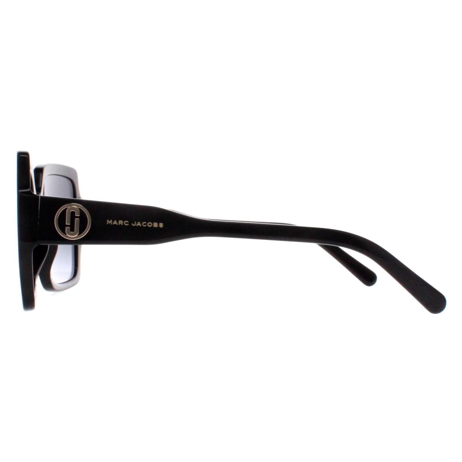 Marc Jacobs Marc Jacobs Women's Cat Eye Shiny Black Dark Grey Gradient MARC 731/S - 3