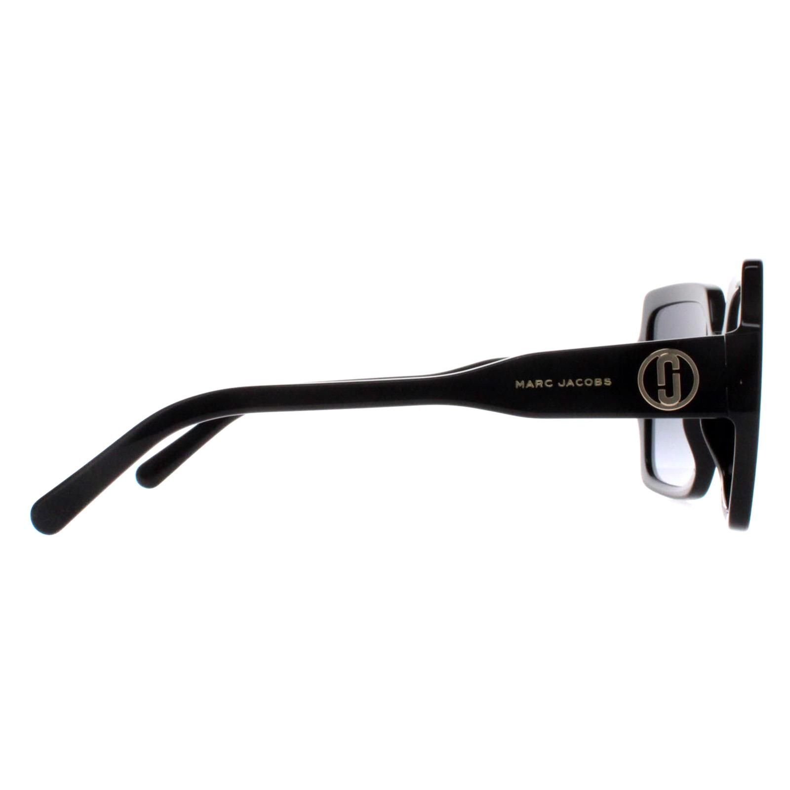 Marc Jacobs Marc Jacobs Women's Cat Eye Shiny Black Dark Grey Gradient MARC 731/S - 4