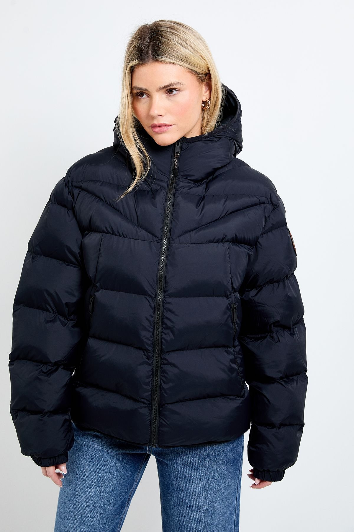 Napapijri Napapijri Women's A-Molveno Hood Quilted Jacket Black - 4