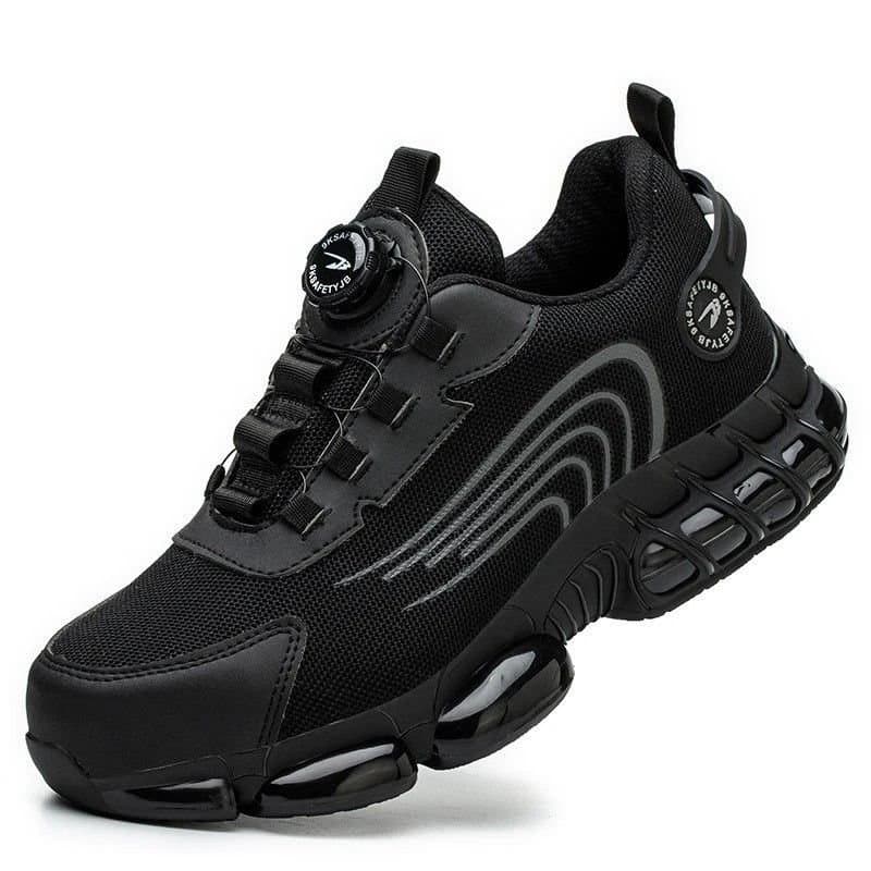 SAFETY BRANDS Safety Brands Men's Steel Toe Cap Work Sneakers in Black