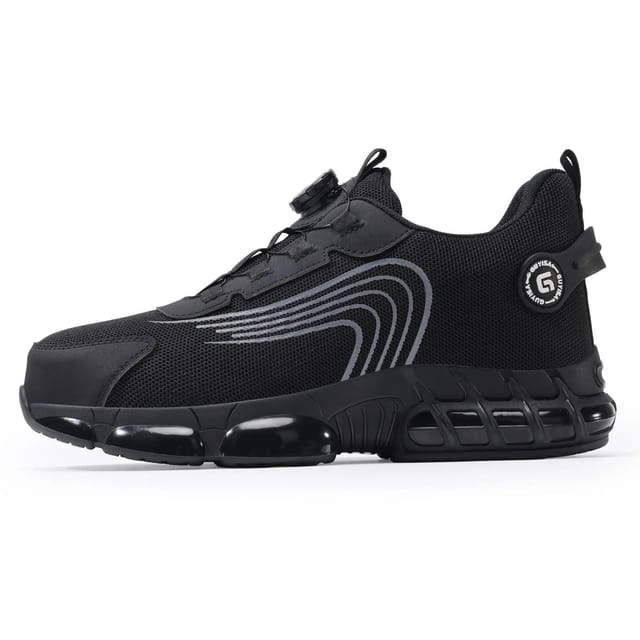 SAFETY BRANDS SAFETY BRANDS Men's Mens Safety Boots Trainers Steel Toe Cap Work Sneakers Lightweight in Black - 2