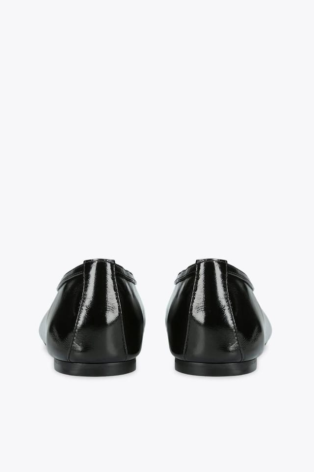 Steve Madden STEVE MADDEN Women's 'Leni Black Patent' Leather Flats - 3
