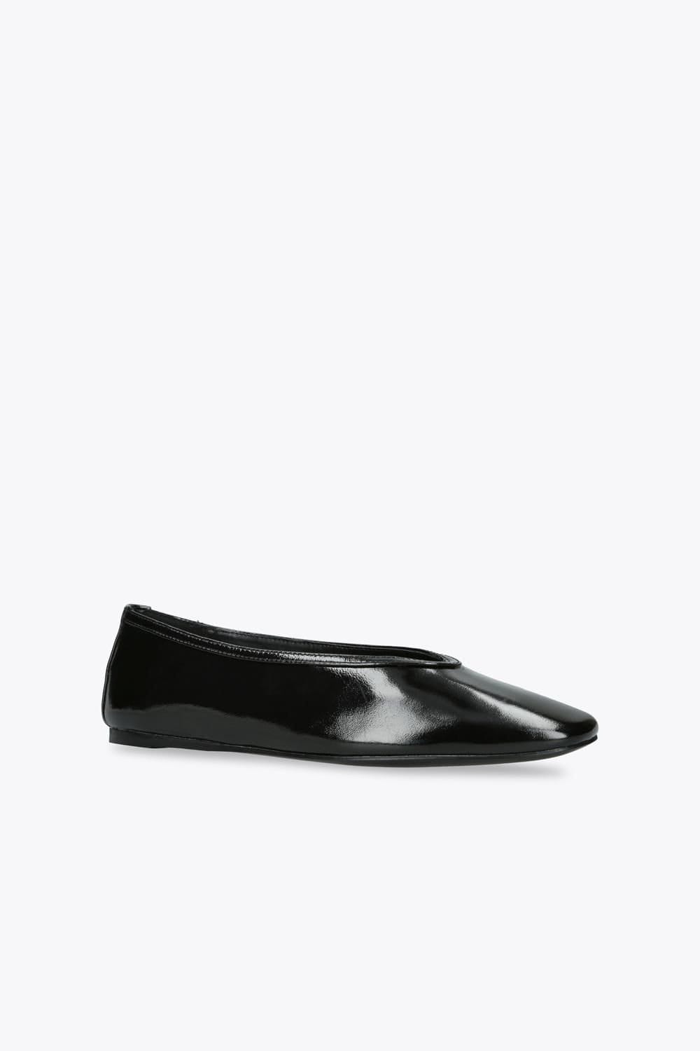 Steve Madden STEVE MADDEN Women's 'Leni Black Patent' Leather Flats - 4