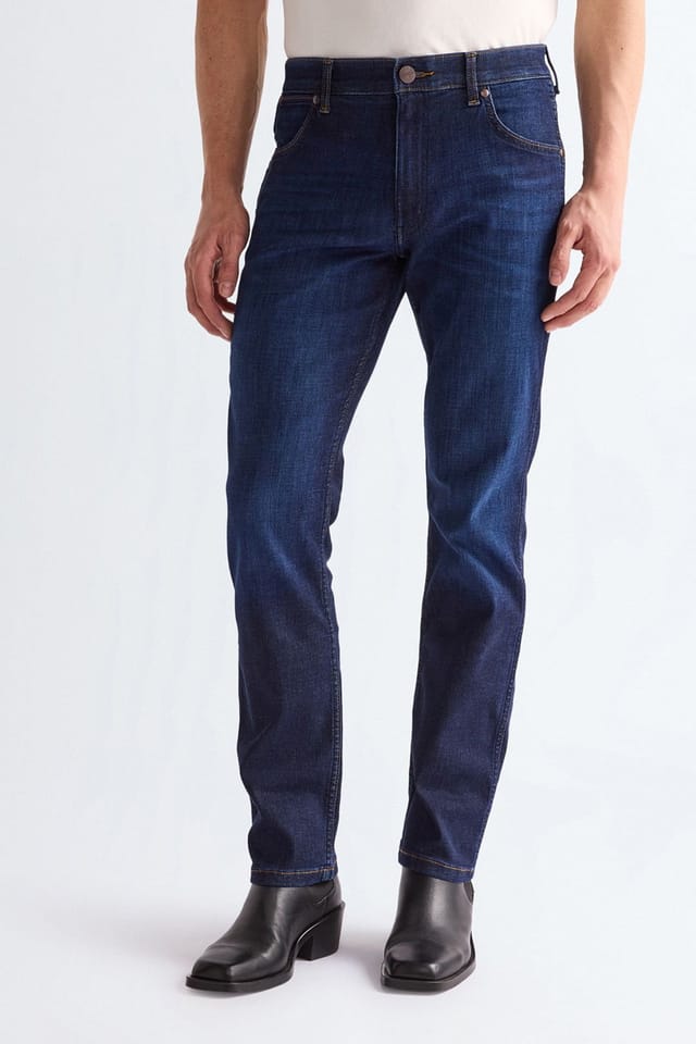 Wrangler Wrangler Men's Greens Boro Denim Jean Rustic Navy - 3