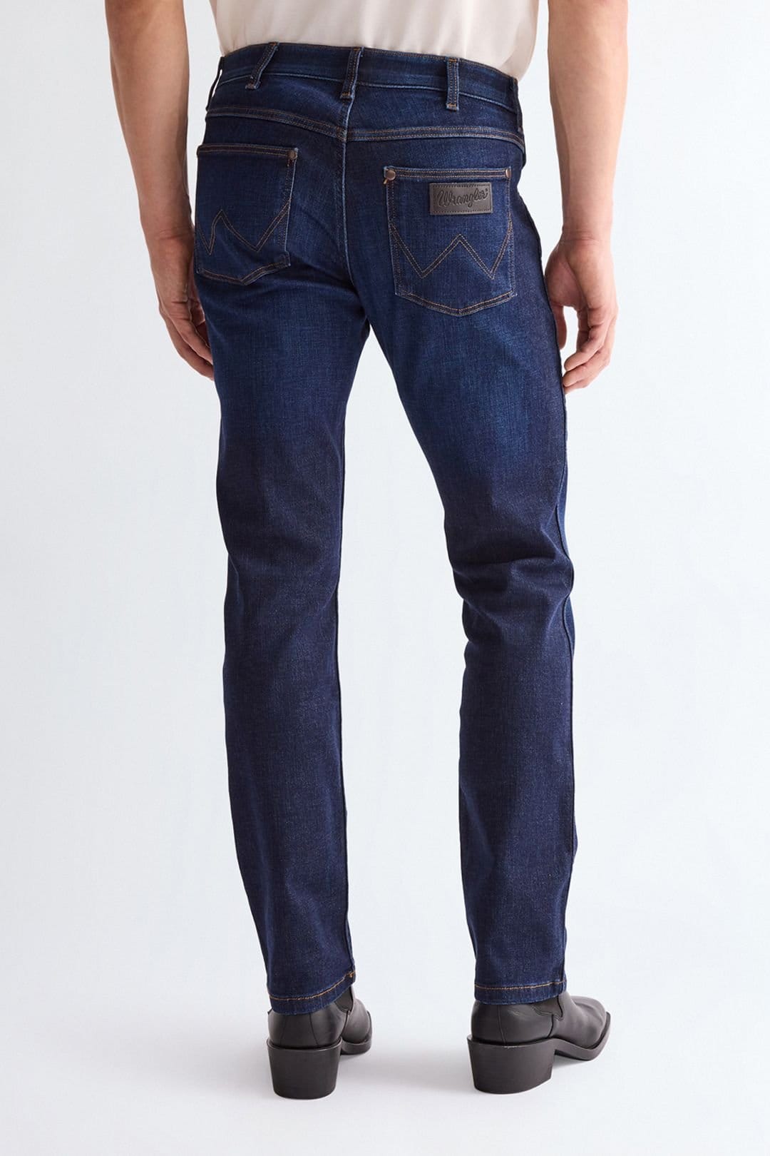 Wrangler Wrangler Men's Greens Boro Denim Jean Rustic Navy - 4