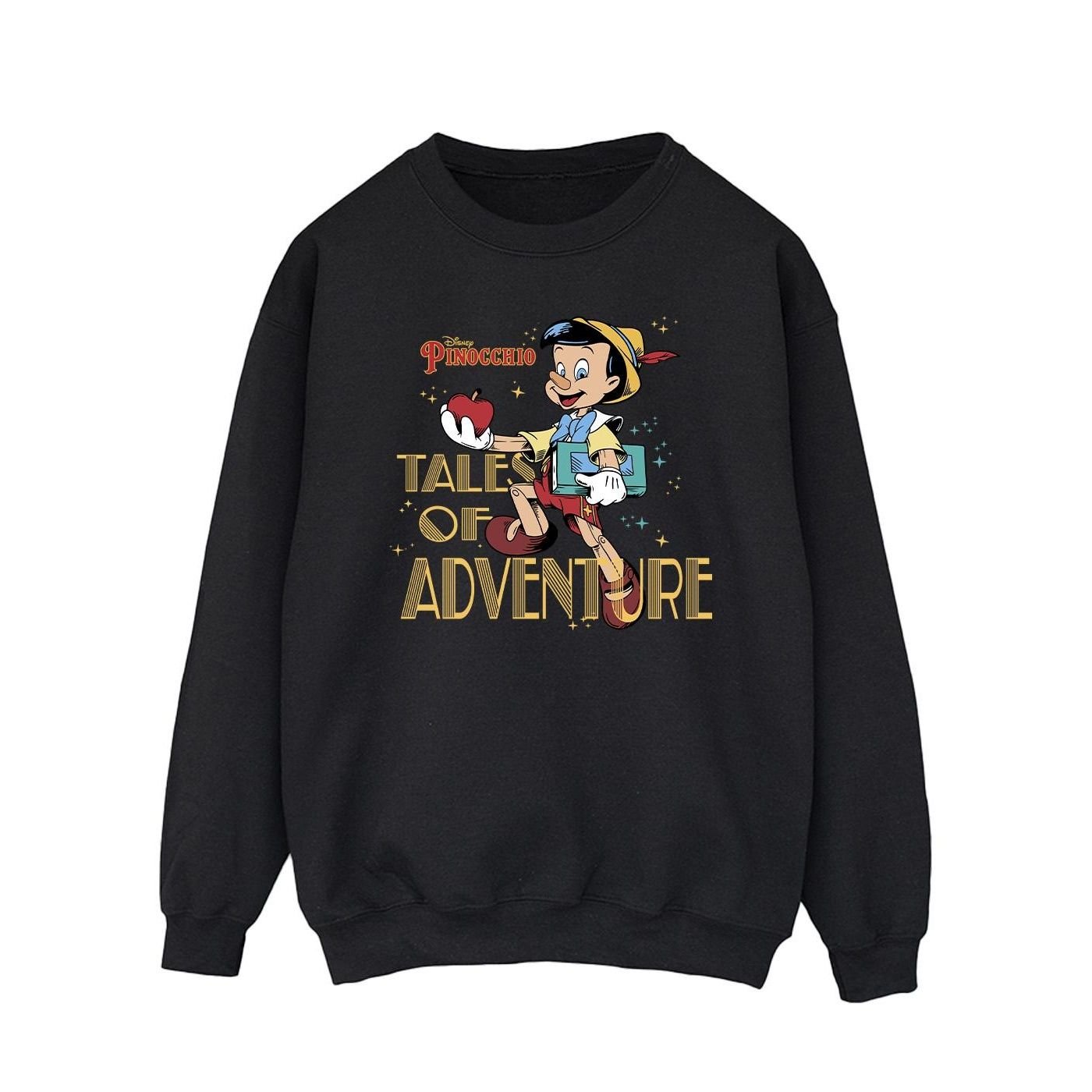 Pinocchio Pinocchio Men's Tales Of Adventure Sweatshirt in Black - 1