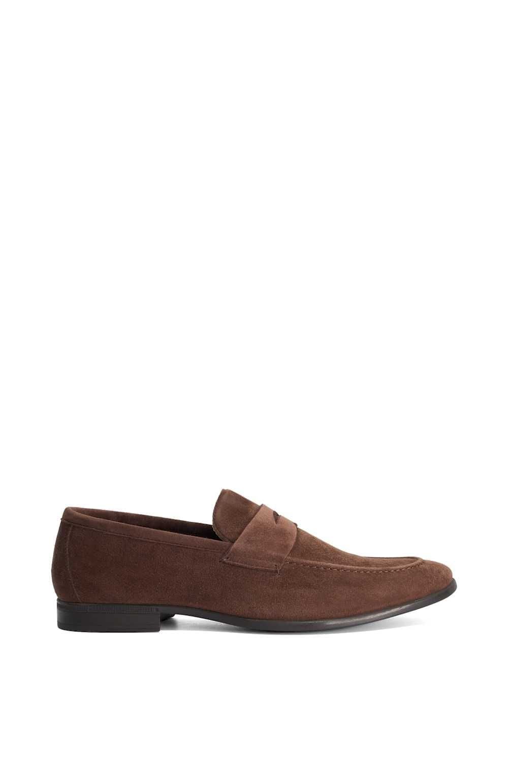 Dune London Dune London Men's 'Barclays' Suede Loafers in Brown