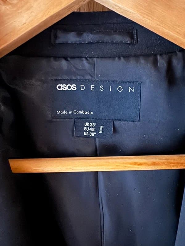 ASOS Men’s ASOS black 2 piece tuxedo