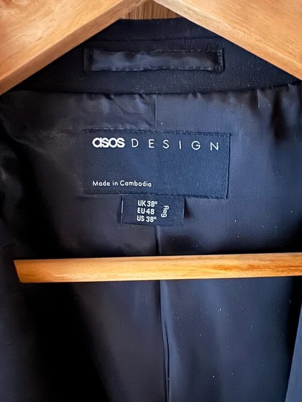 ASOS Men's Black 2 Piece Tuxedo
