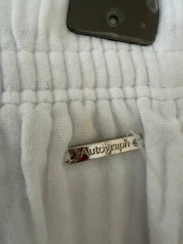 Autograph White pyjamas trousers size 10