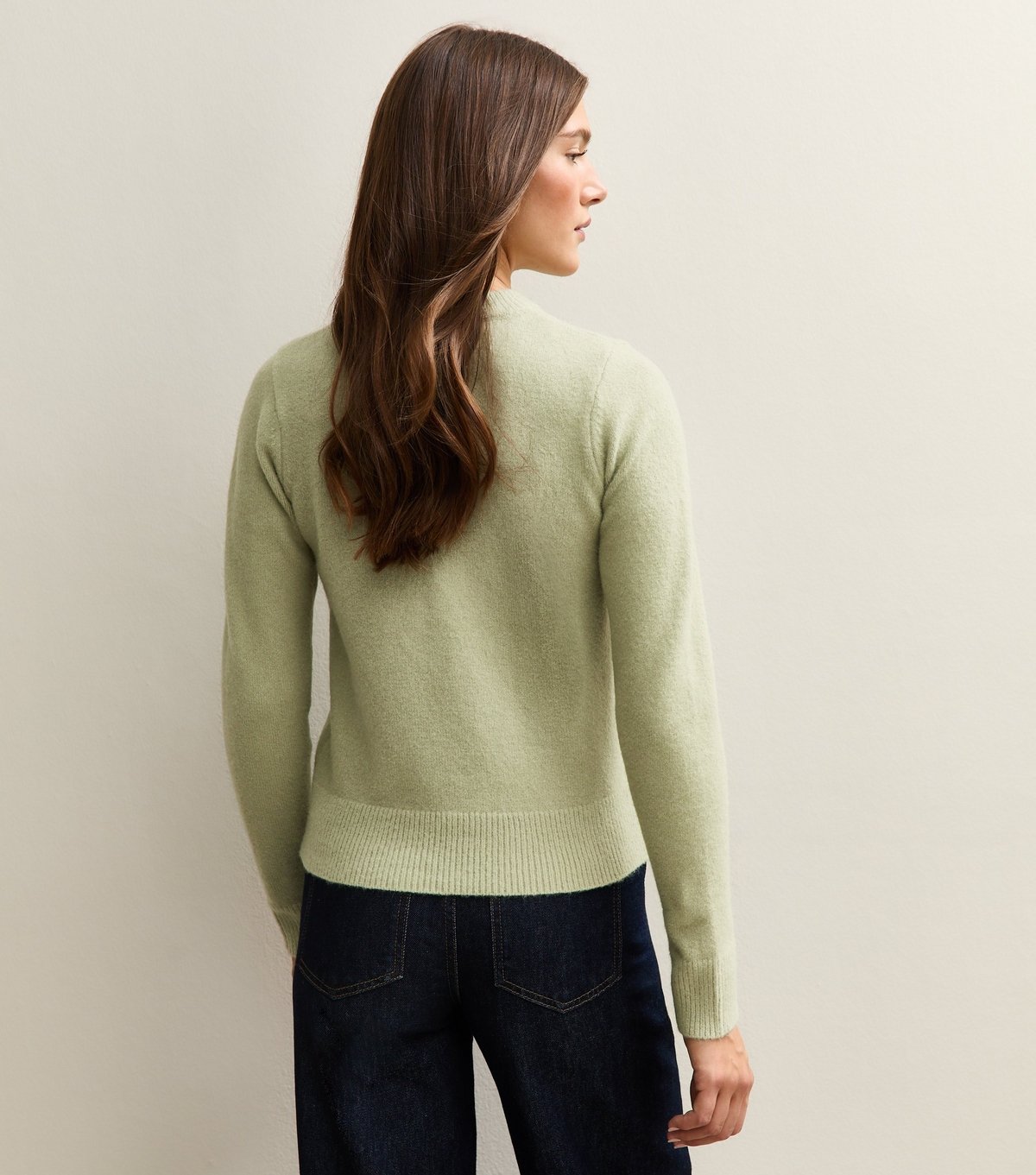 New Look Women's Light Green Crew Neck Jumper New Look - 4