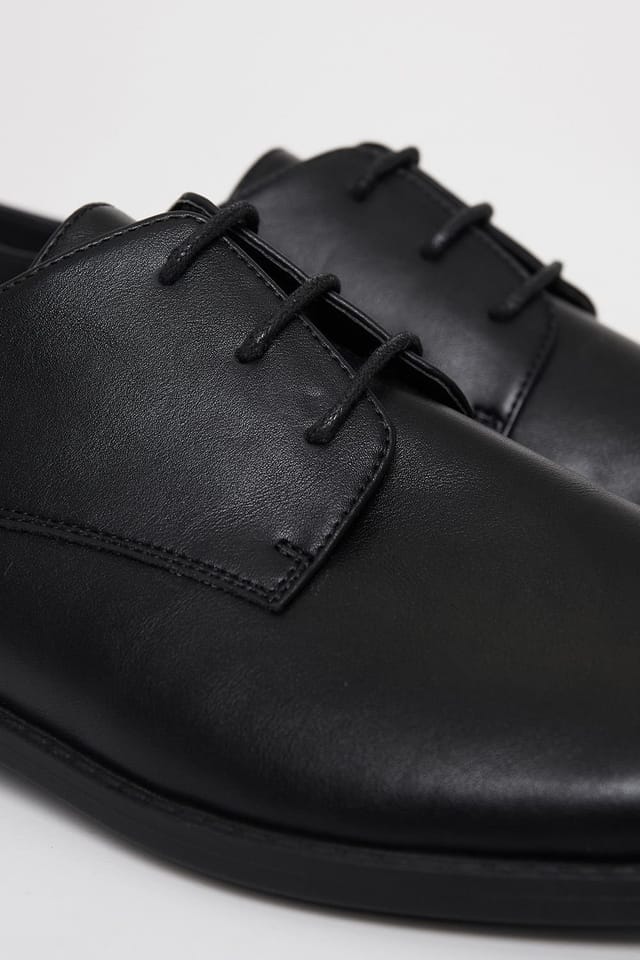 Threadbare Threadbare Men's Lace Up Derby Shoes in Black - 3