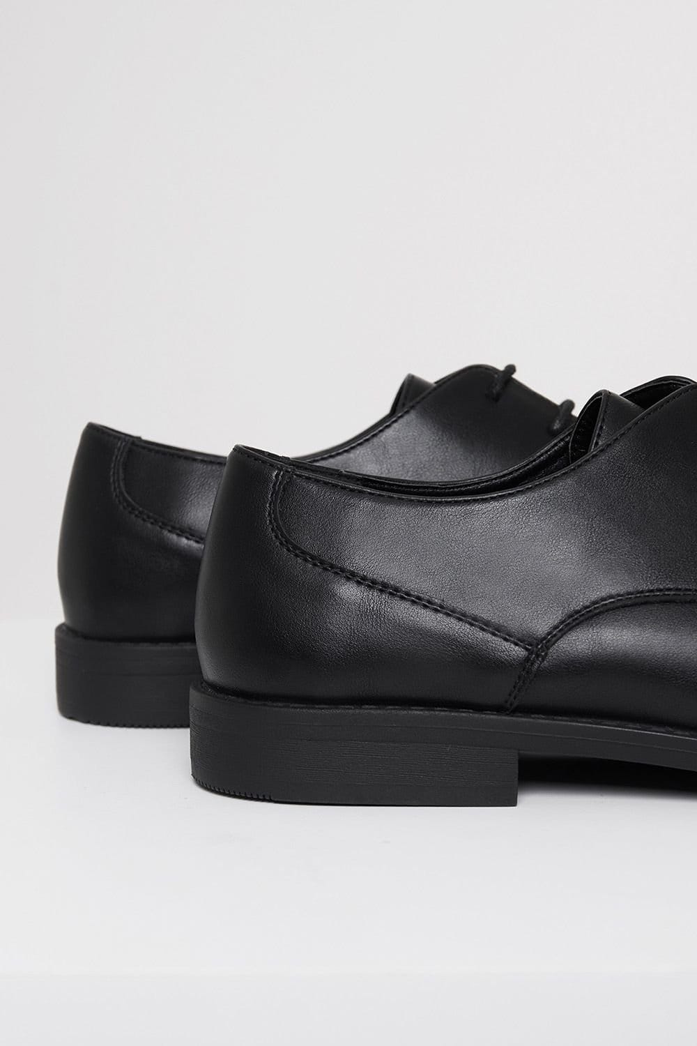 Threadbare Threadbare Men's Lace Up Derby Shoes in Black - 4