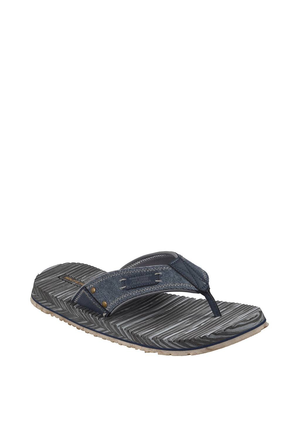 Skechers Skechers Men's QUILLCanvas Thong Sanda INavy Canvas / synthetic in Navy - 2
