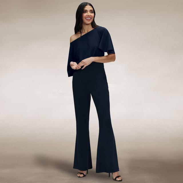 Hot Squash Hot Squash Women's Drop Shoulder Jumpsuit in Teal - 3
