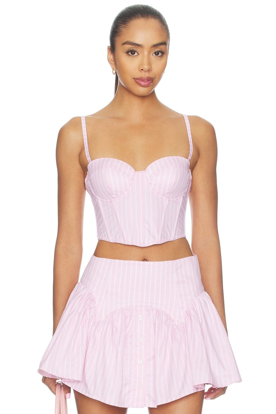revolve Poplin Cropped Hamptons Bustier - 1