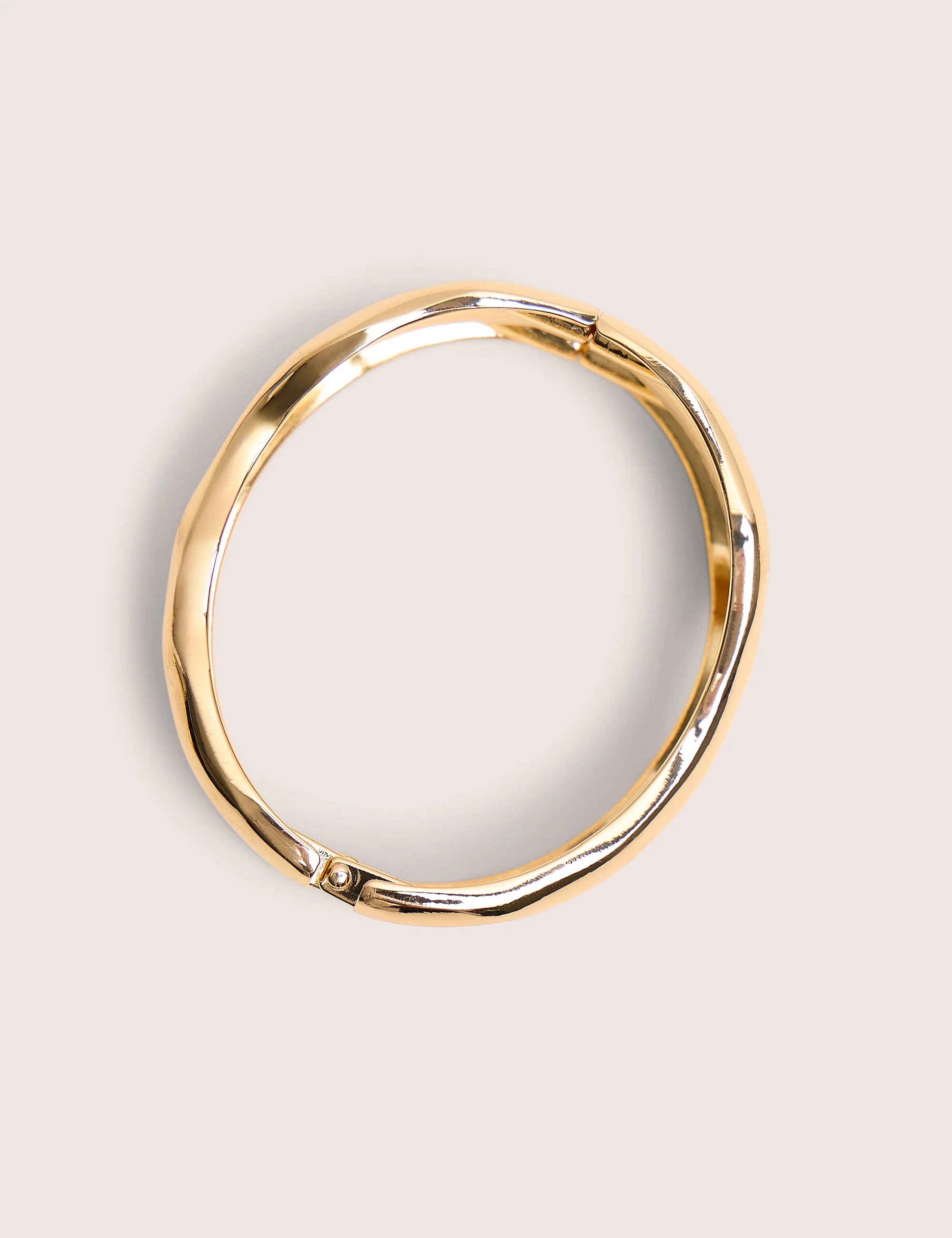 Public Desire Chunky Single Clasp Bangle Gold - 3
