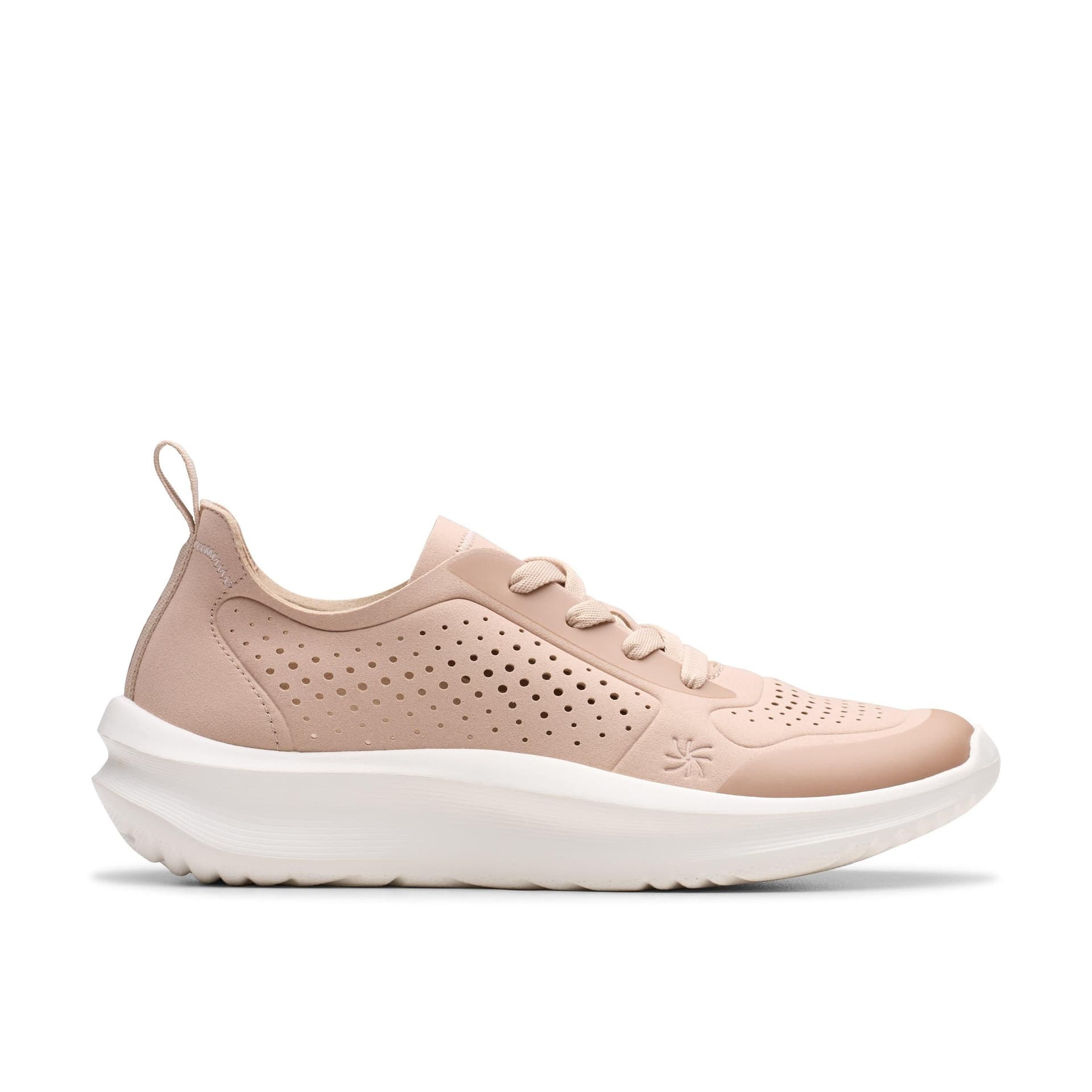 Clarks Clarks Women's Solevana Tie Sand Trainers in Beige