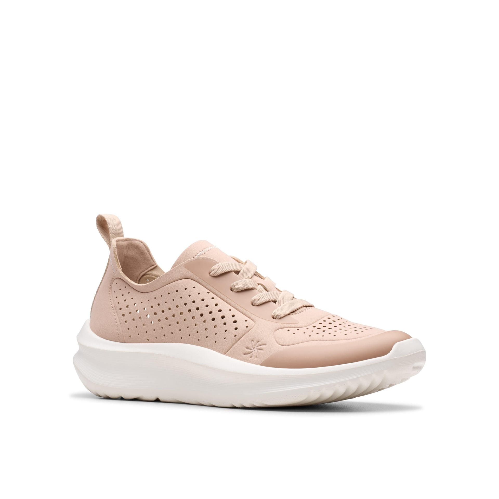 Clarks Clarks Women's Solevana Tie Sand Trainers in Beige - 4