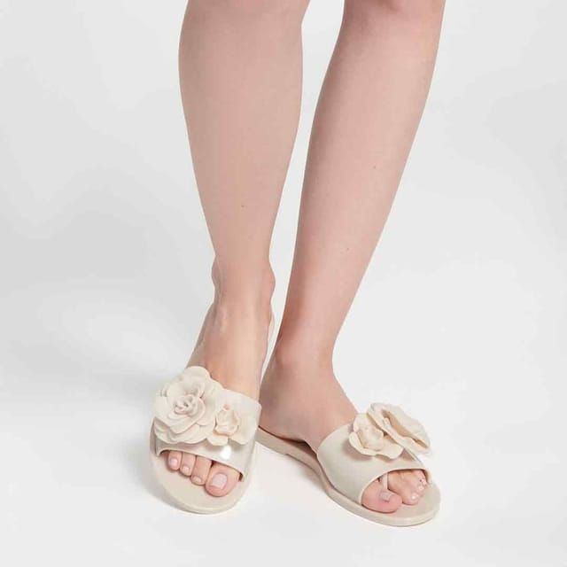 Melissa Shoes Melissa Shoes Women's Babe Petals in Beige - 2