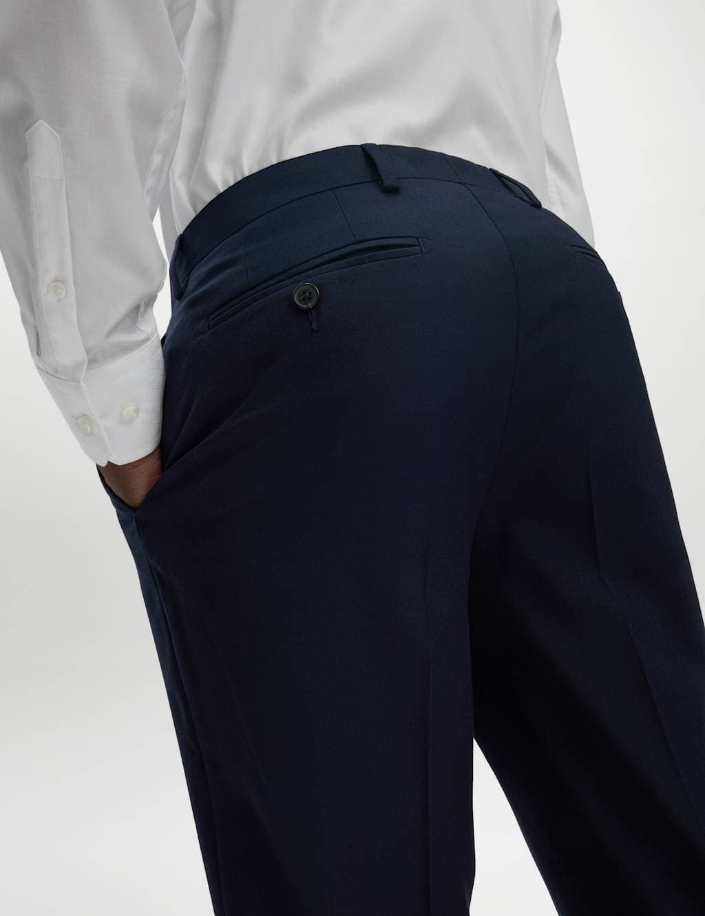 Marks & Spencer M&S Skinny Fit Stretch Ultimate Suit Trousers Navy