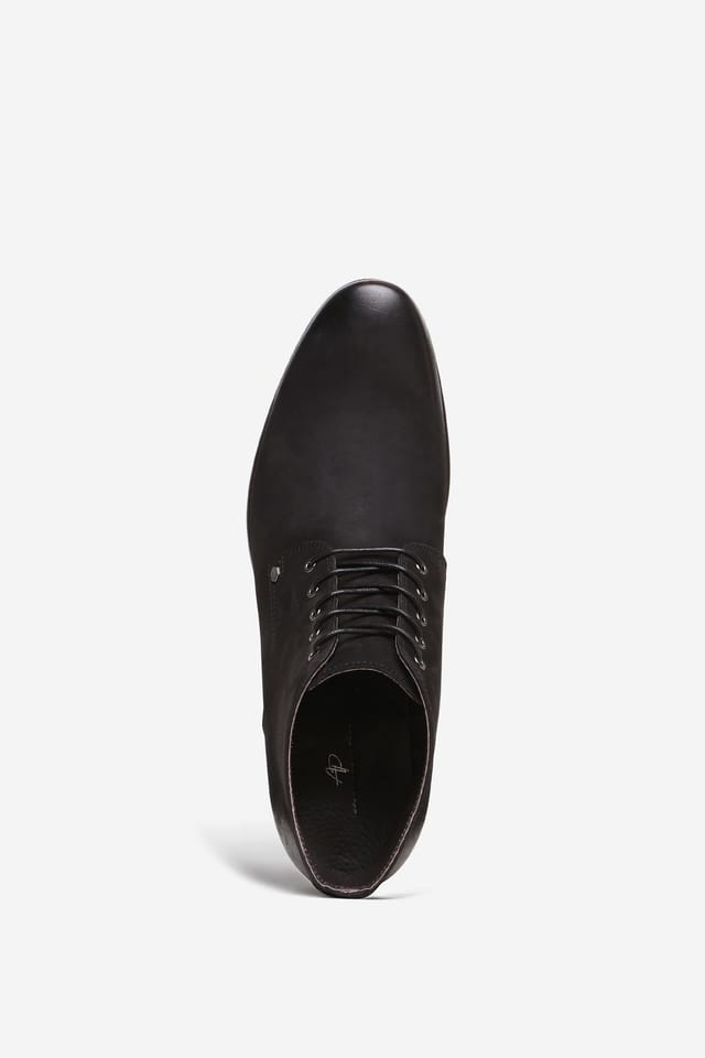 Alexander Pace Alexander Pace Men's 'Kenley' Premium Leather Chukka Boots in Black - 2